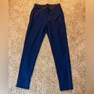 Women's Navy Mandala scrub pants